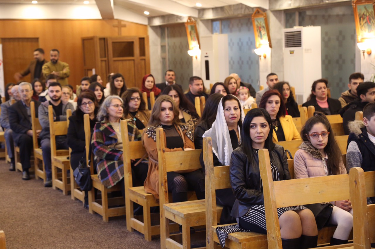 له‌ كڵێسه‌يه‌كى سلێمانى يادى له‌دايكبوونى په‌يامبه‌رى كريستيانه‌كان كرايه‌وه‌